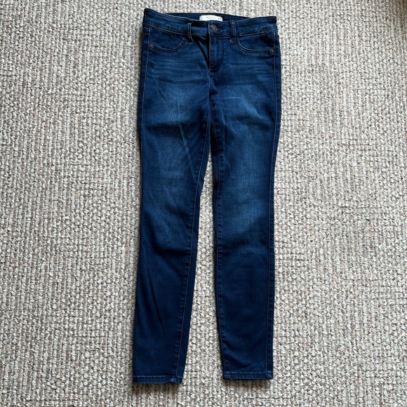 Abercrombie & Fitch Mid Rose Denim Jean Jeggings 0S - Picture 2 of 8